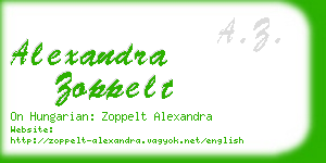 alexandra zoppelt business card